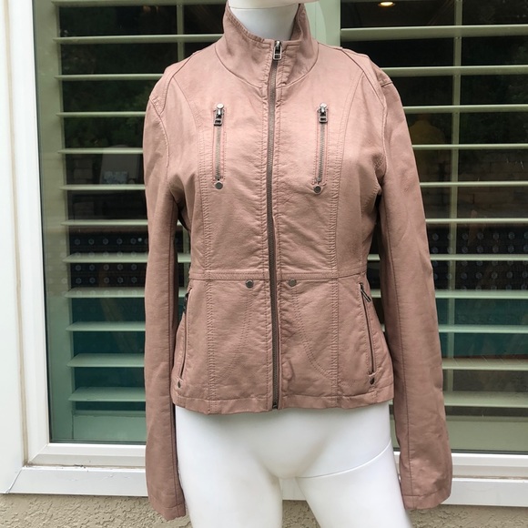 Vintage Arden B. Mauve Leather Jacket SzSm - Picture 2 of 12